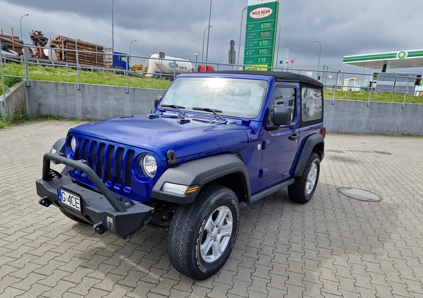 Jeep Wrangler cena 124000 przebieg: 69000, rok produkcji 2018 z Gdańsk małe 137